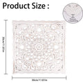 Hollow Carved Wooden Wall Panel | Floral Hanging Décor for Living Room & Bedroom