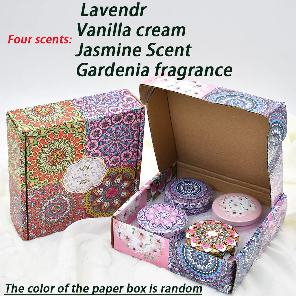 Arabian Nights Scented Candle Set | 4-Piece Gift Box