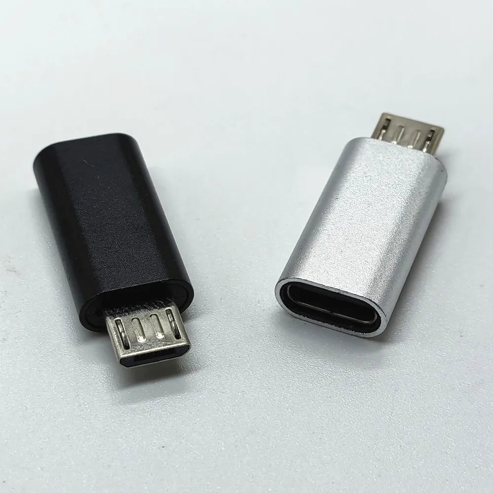 USB Type C Female To Micro USB Male Adapter Connector Type-C Micro USB Charger Adapter for Xiaomi Redmi Huawei Phone Converter