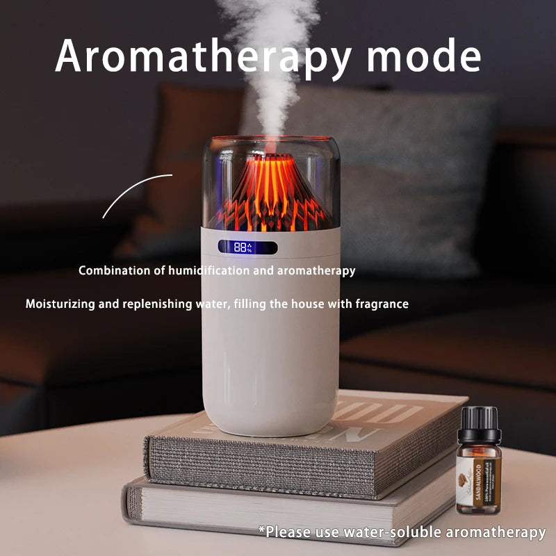 360ml Car Aroma Humidifier USB Ultrasonic Essential Oil Diffuser with Colorful Light  Home Car Air Fresher Fragrance Diffuser