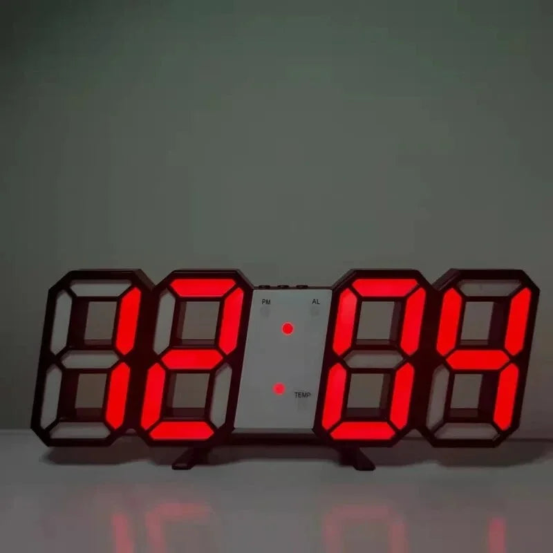 LED Digital Wall Clock | Modern Electronic Desk & Table Clock for Home