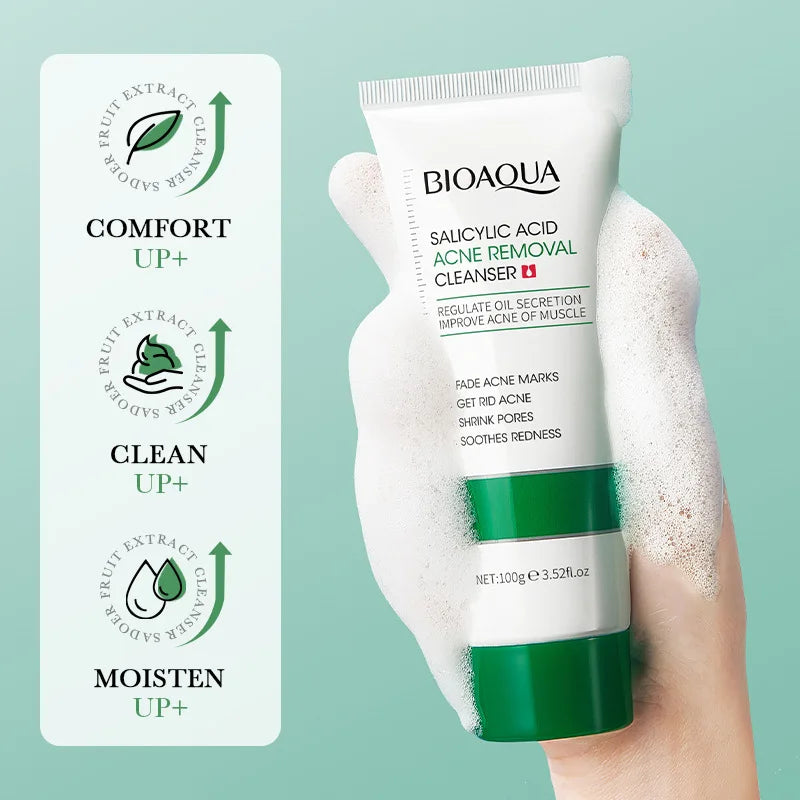 Salicylic Acid Face Cleanser | Anti‑Acne, Oil Control & Brightening