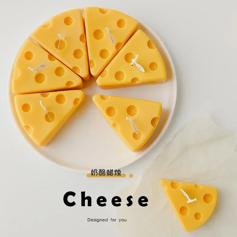 Cheese Shaped Scented Candle | Aromatherapy Candle Home Decoration