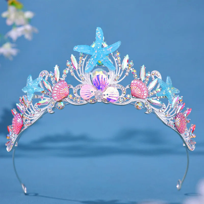 Mermaid Ocean Shell Tiara – Princess Crown