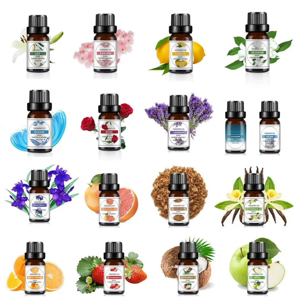 10ml Essential Oil | Lavender, Jasmine, Rose & More for Candles, Soap & Diffusers