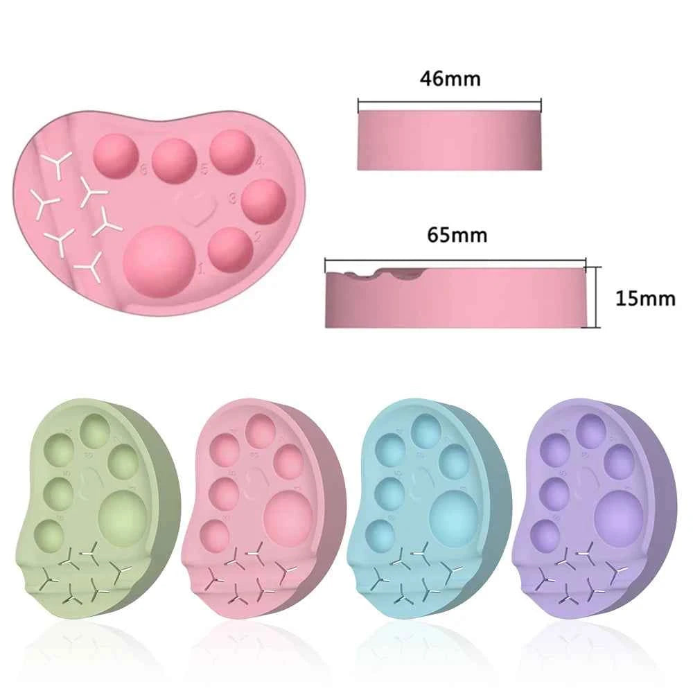 Silicone Eyelash Lift Palette Multi-Function Polish Gel Mixing Makeup Tool Eyelash Extension Reusable Silicone Lash Palette