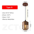 Industrial Retro Chandelier LED Pendant Lights Table Decor Hanging Lamp for Dining Room Restaurant Kitchen Bedside Pendant Lamps