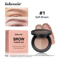 2-in-1 Waterproof Eyebrow & Contour Powder Duo