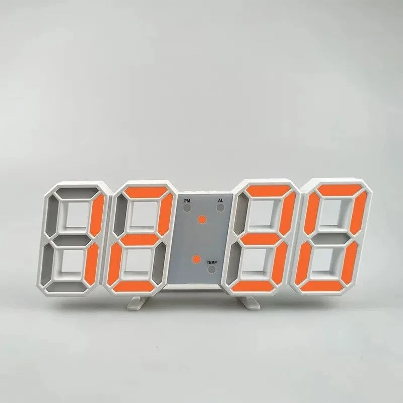 LED Digital Wall Clock | Modern Electronic Desk & Table Clock for Home