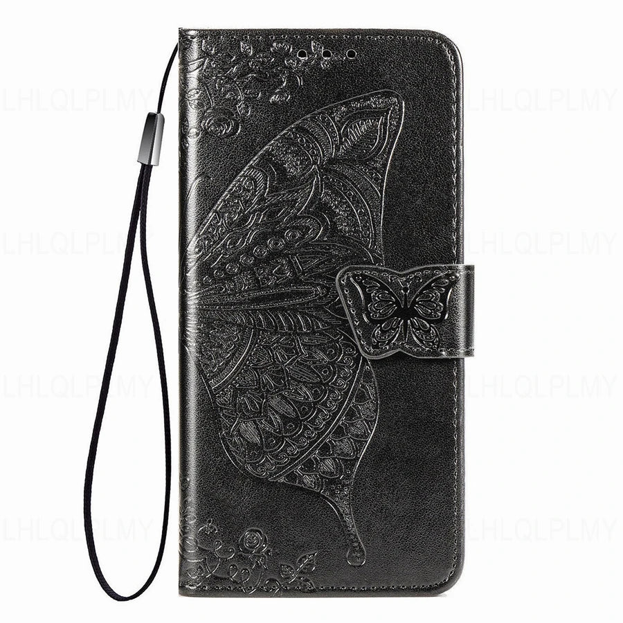 Butterfly Leather Flip Wallet Case For OPPO A58 A18 A16 A76 A96 A55 A17 A72 A52 A53 A31 A91 A15 A5 A9 2020 A60 Find X3 X5 Cover