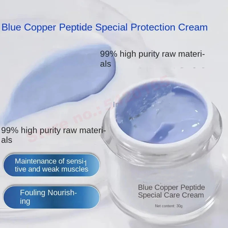 Face Ghk-Cu Copper Peptide Cream Copper Peptide Face Cream Boost Elasticity Strengthen Skin Barrier Nourishing Firming Skin Care