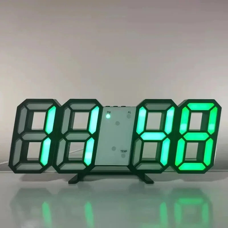 LED Digital Wall Clock | Modern Electronic Desk & Table Clock for Home