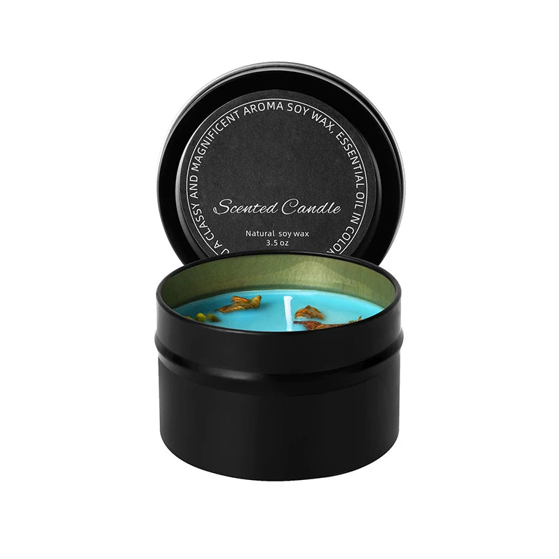 Crystal Soy Wax Floral Scented Candle