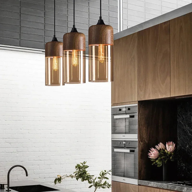 Industrial Retro Chandelier LED Pendant Lights Table Decor Hanging Lamp for Dining Room Restaurant Kitchen Bedside Pendant Lamps