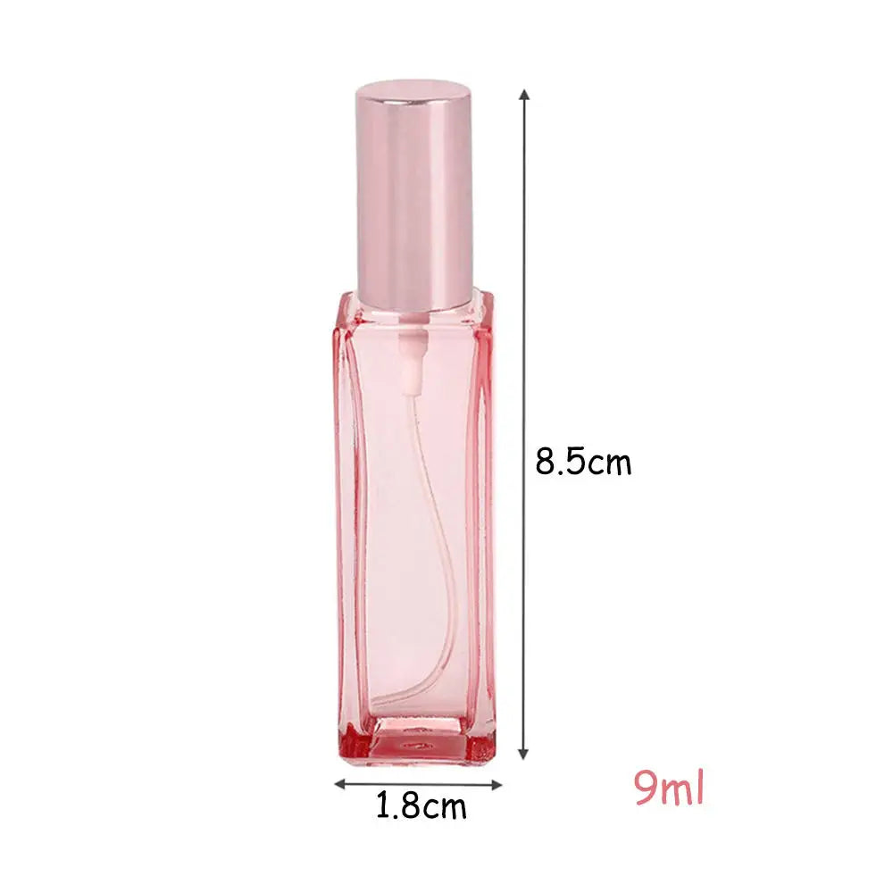 Gradient Blue Glass Perfume Atomizer Bottle – Refillable Travel Spray Vial 5ml / 9ml / 20ml