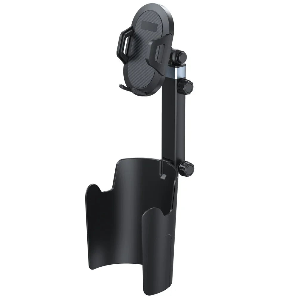 Car Cup Phone Stand 360 Rotation 2 in 1 Expander Multifunction Car Support for Auto Interior Drink Organizer Storage Accessories