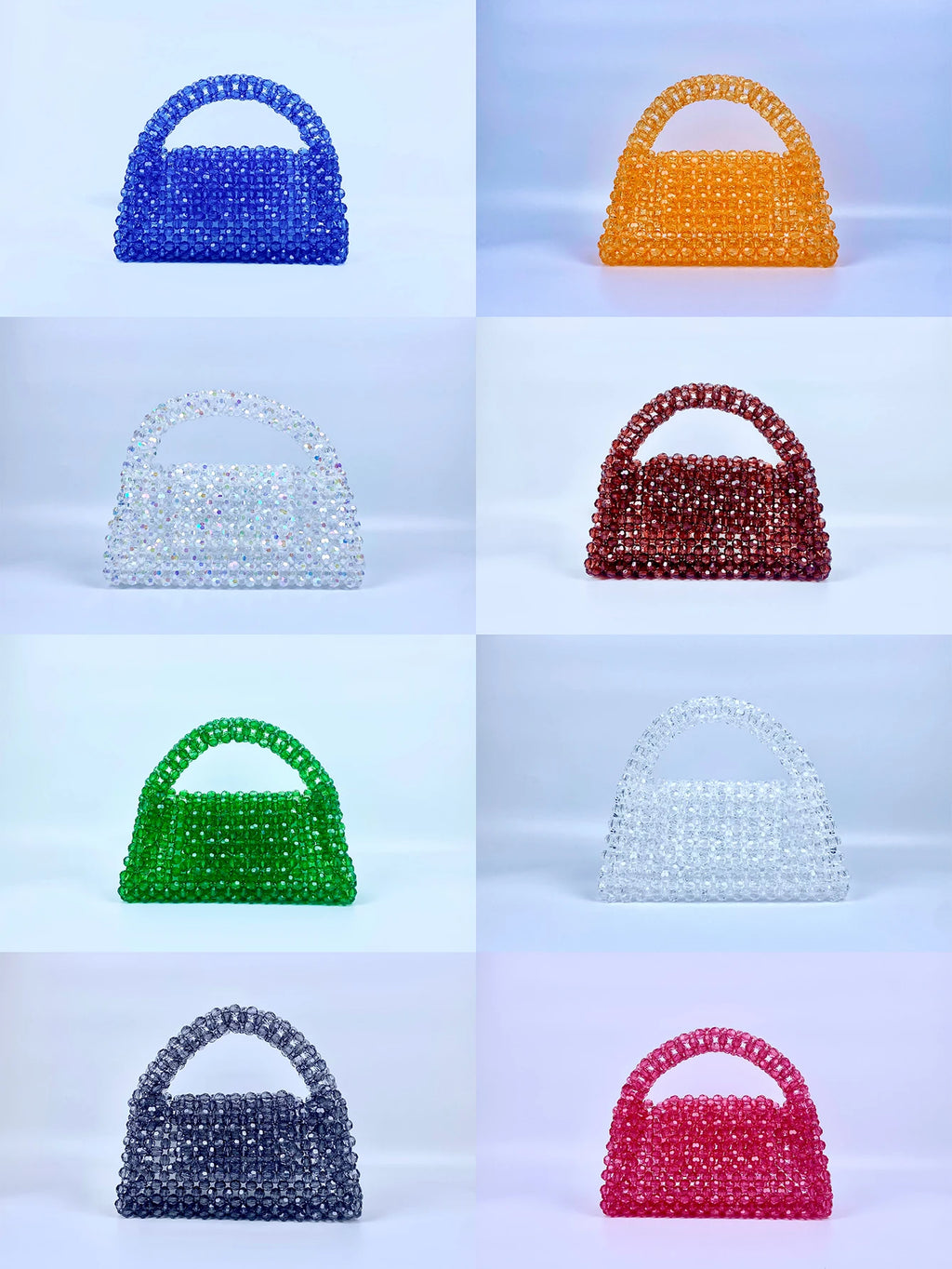 Elegant Beaded Handbag | Luxury Acrylic Crossbody Bag