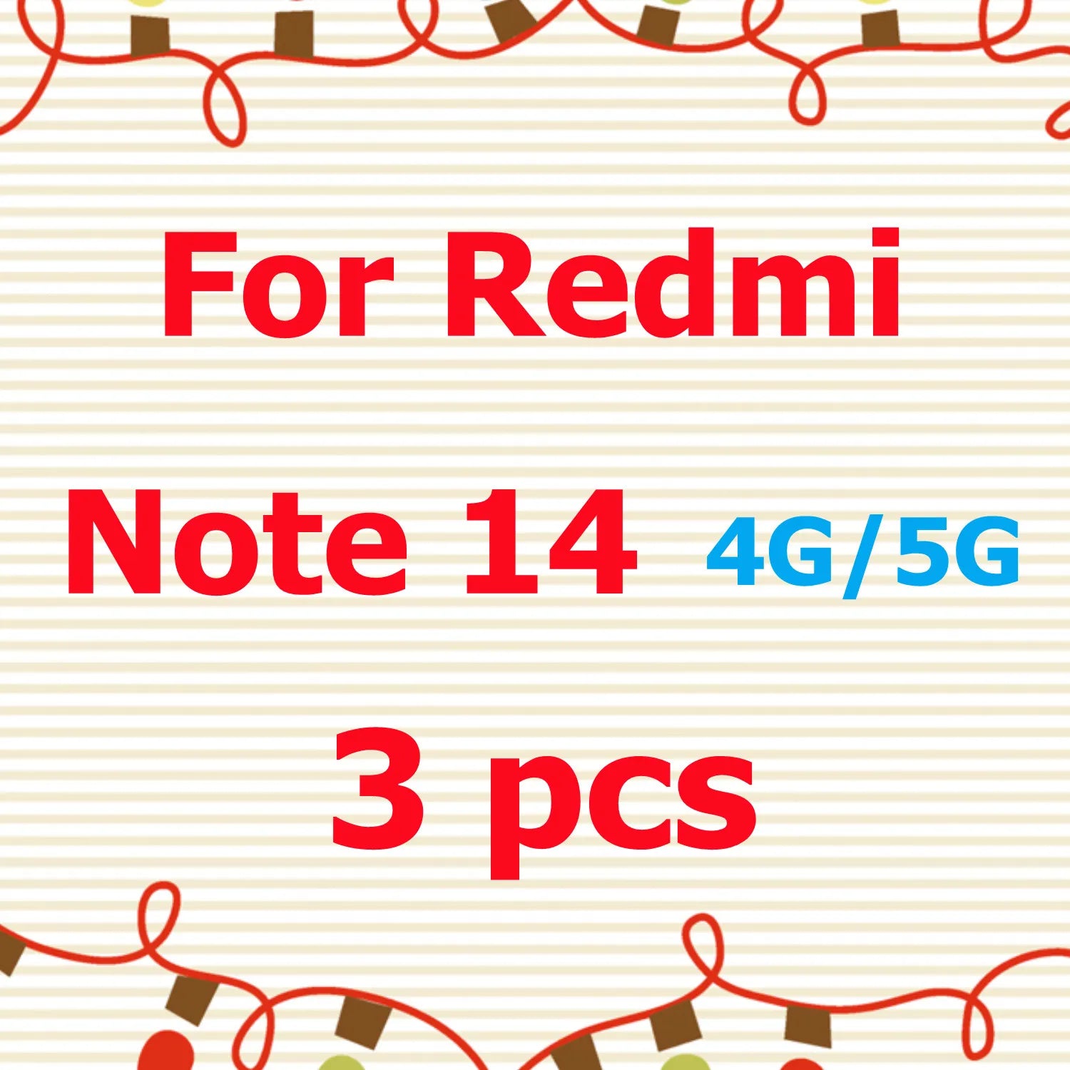 Tempered Glass Screen Protector for Xiaomi Redmi Note 14 4G/5G – 9H HD Crystal Clear, Bubble-Free
