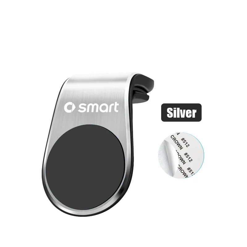 Magnetic Car Phone Holder Car Phone Stand Clip Mount For Smart Fortwo Forfour Forjeremy Forvision 451 453 Brabus Roadster