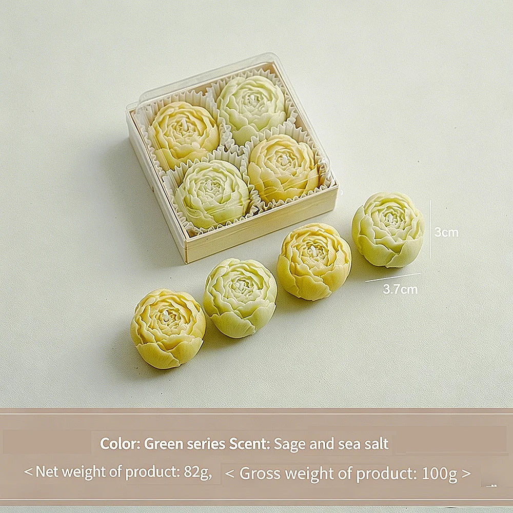 Rose Flower Scented Candle Gift Box | Valentine's & Anniversary Set