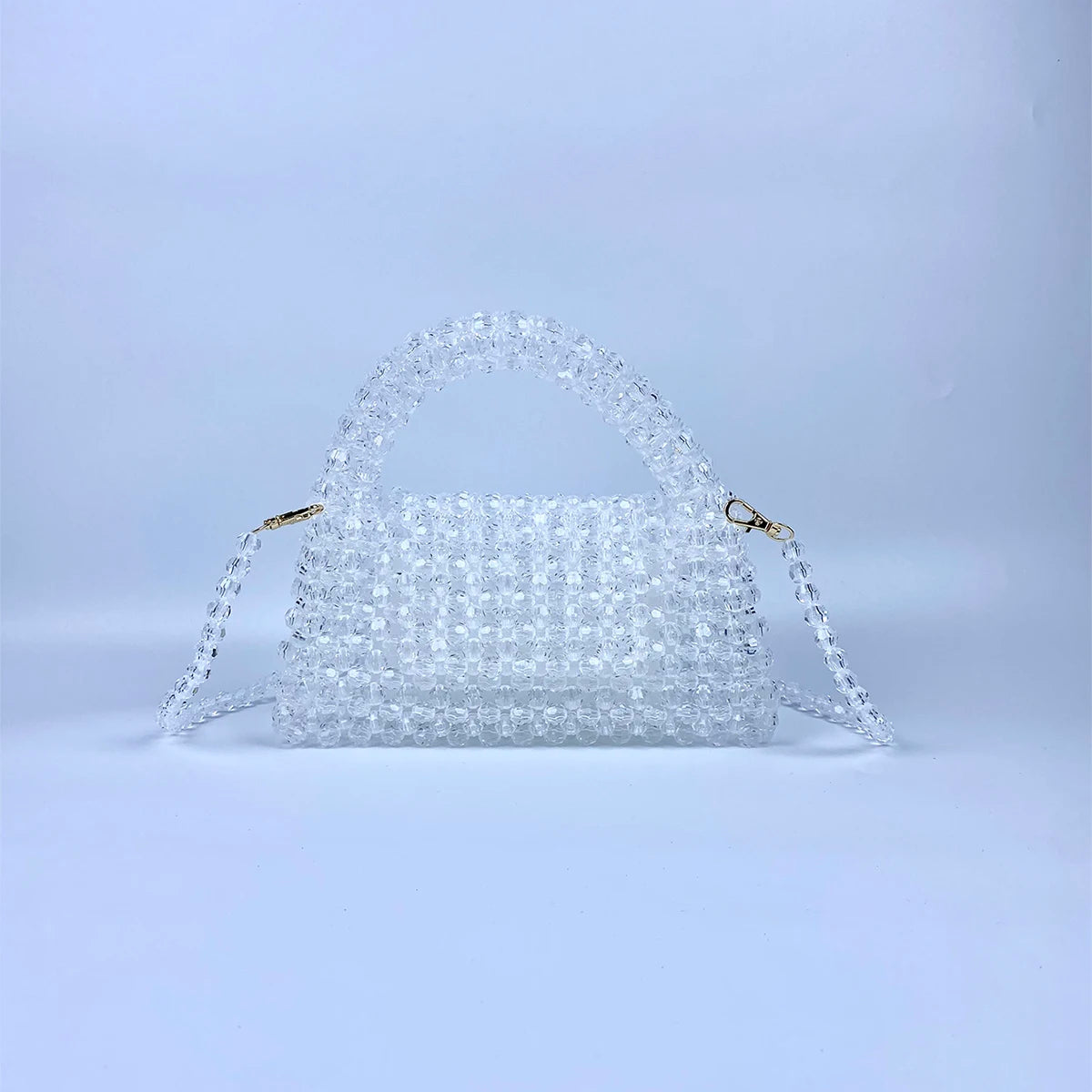 Elegant Beaded Handbag | Luxury Acrylic Crossbody Bag