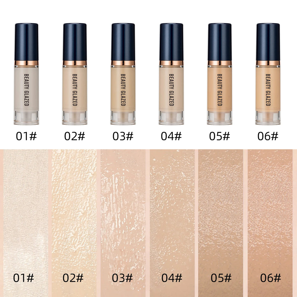 Beauty Glazed 3-Piece Makeup Set | Foundation + Primer + Sponge | ✅ FREE UK Delivery