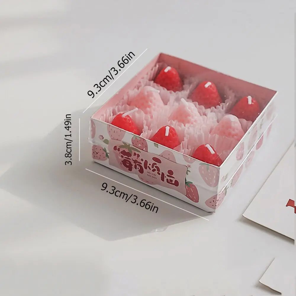 Strawberry Soy Wax Aromatherapy Candle