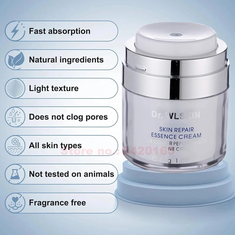Face Ghk-Cu Copper Peptide Cream Copper Peptide Face Cream Boost Elasticity Strengthen Skin Barrier Nourishing Firming Skin Care
