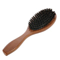 Natural Boar Bristle Hair Brush Comb Oval Anti-static Paddle Hair Extension Brush Scalp Massage Beech Wooden Handle