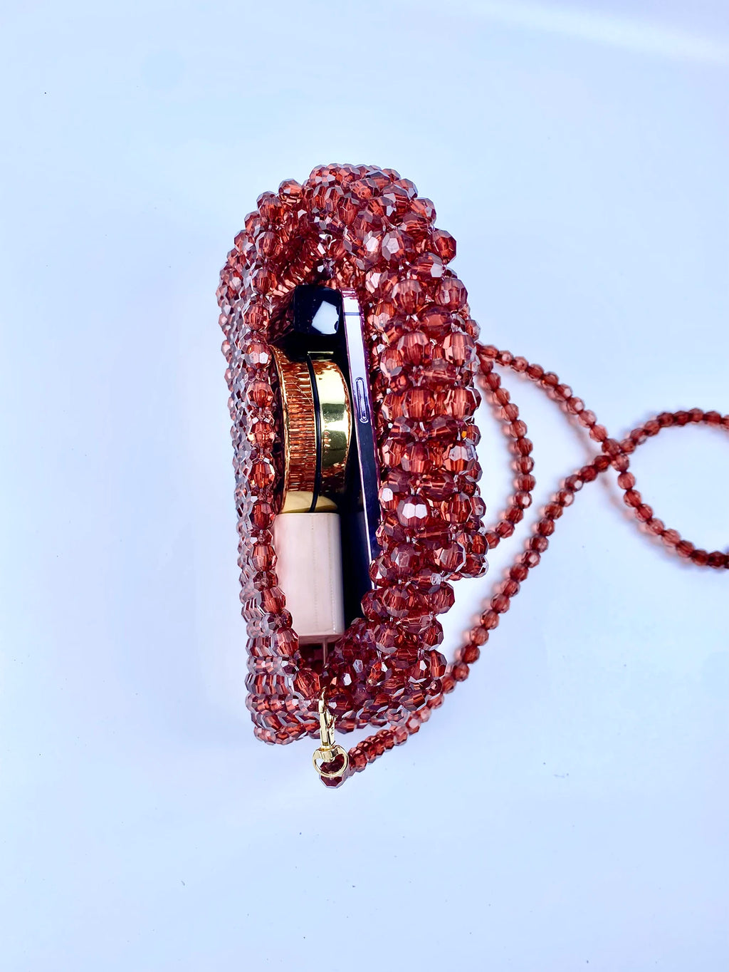 Elegant Beaded Handbag | Luxury Acrylic Crossbody Bag