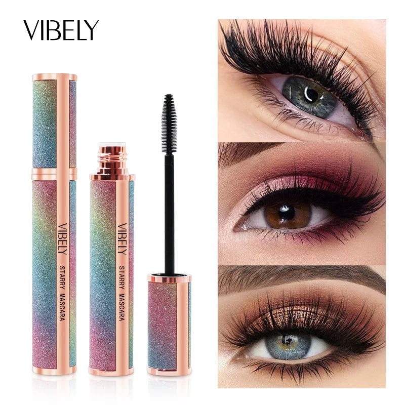 New 4D Silk Fiber Lash Mascara Waterproof VIBELY 3d Mascara For Eyelash Extension Black Thick Lengthening Eye Lashes Cosmetics✅FREE UK Delivery