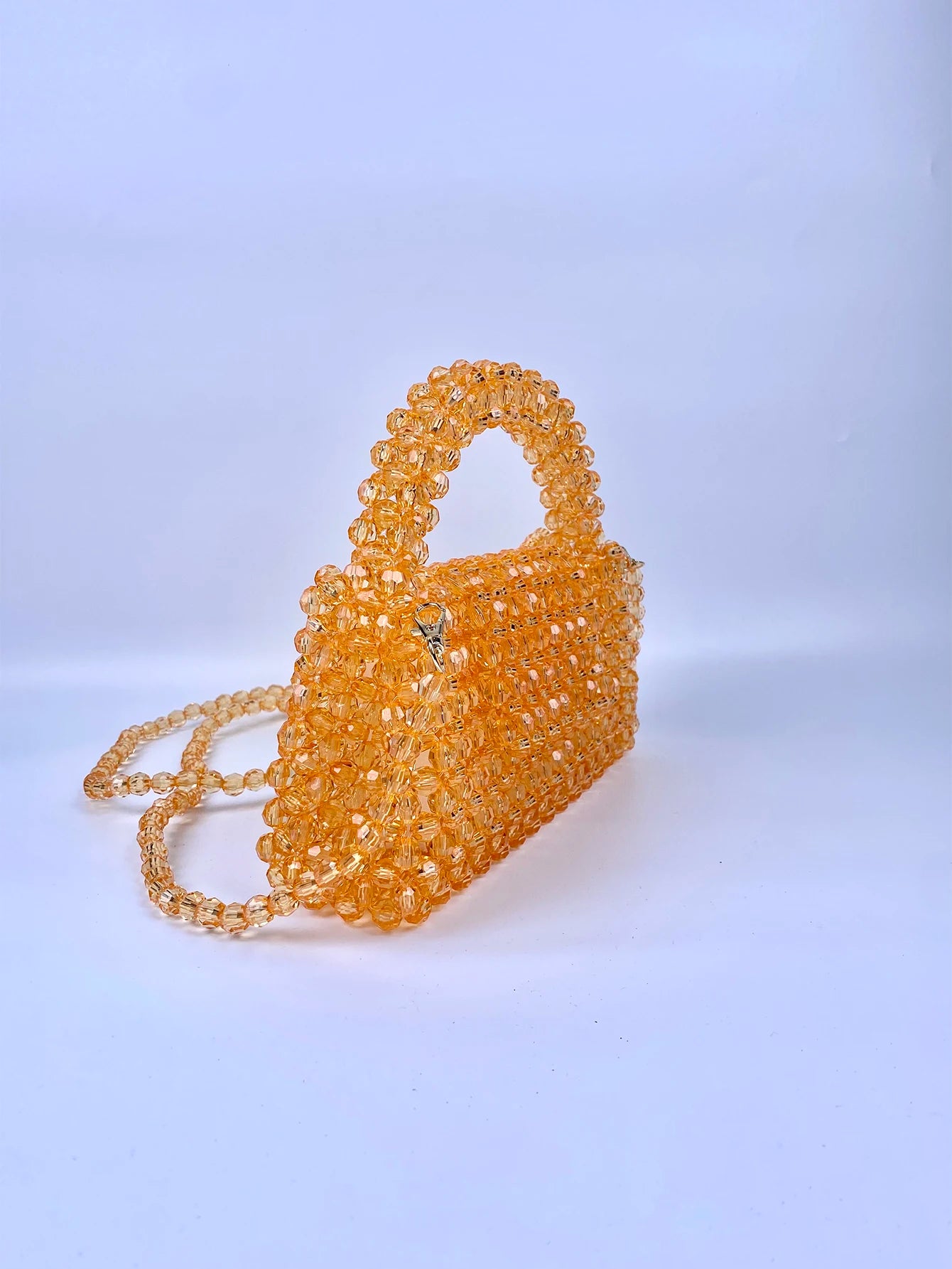 Elegant Beaded Handbag | Luxury Acrylic Crossbody Bag