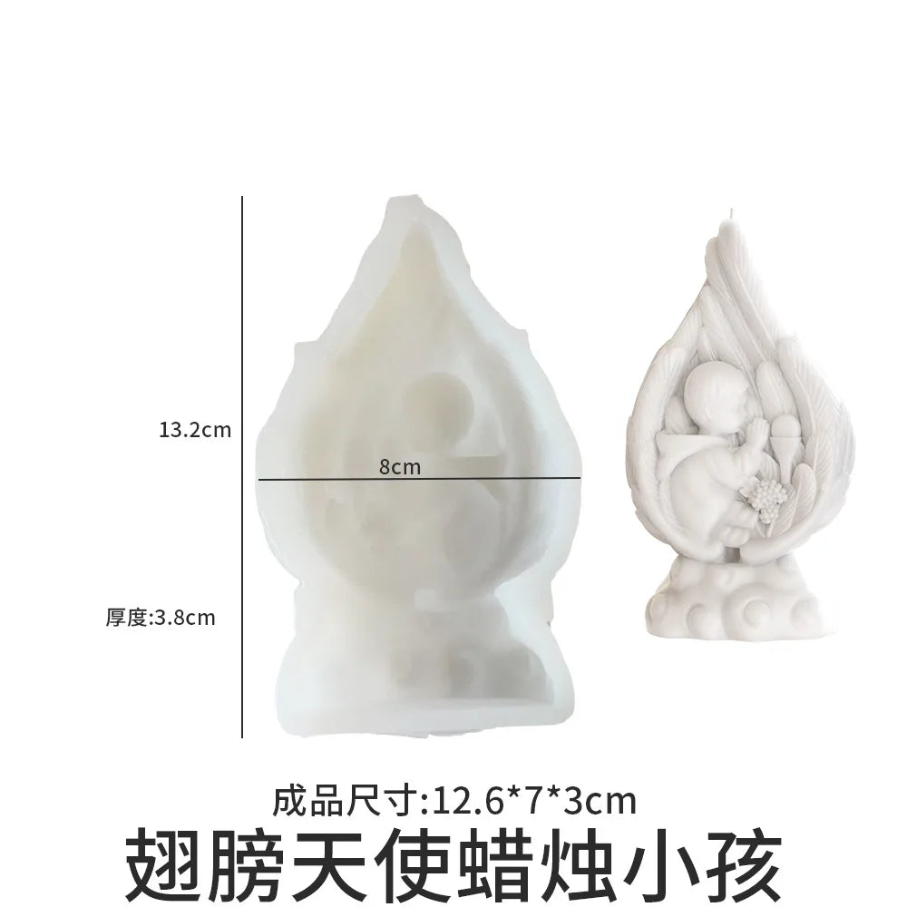 Angel Wings Silicone Candle & Resin Mould