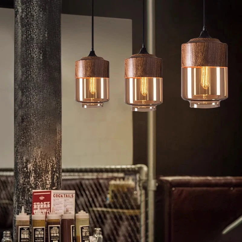 Industrial Retro Chandelier LED Pendant Lights Table Decor Hanging Lamp for Dining Room Restaurant Kitchen Bedside Pendant Lamps