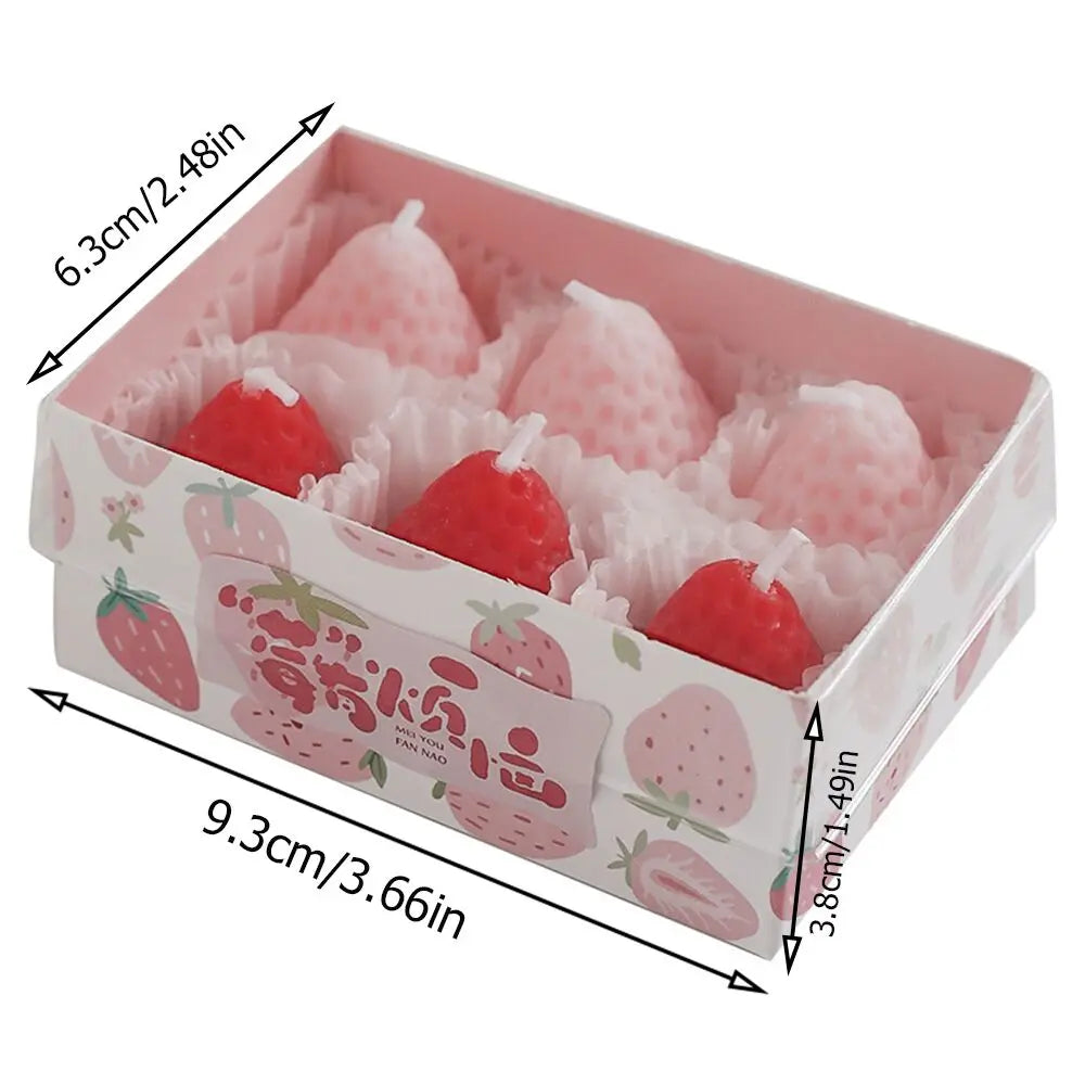 Strawberry Soy Wax Aromatherapy Candle