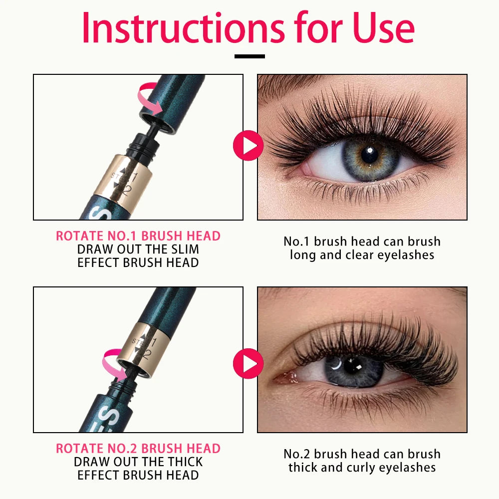 Waterproof Volume & Curl Mascara – Black