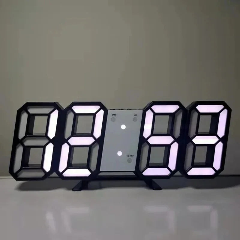LED Digital Wall Clock | Modern Electronic Desk & Table Clock for Home