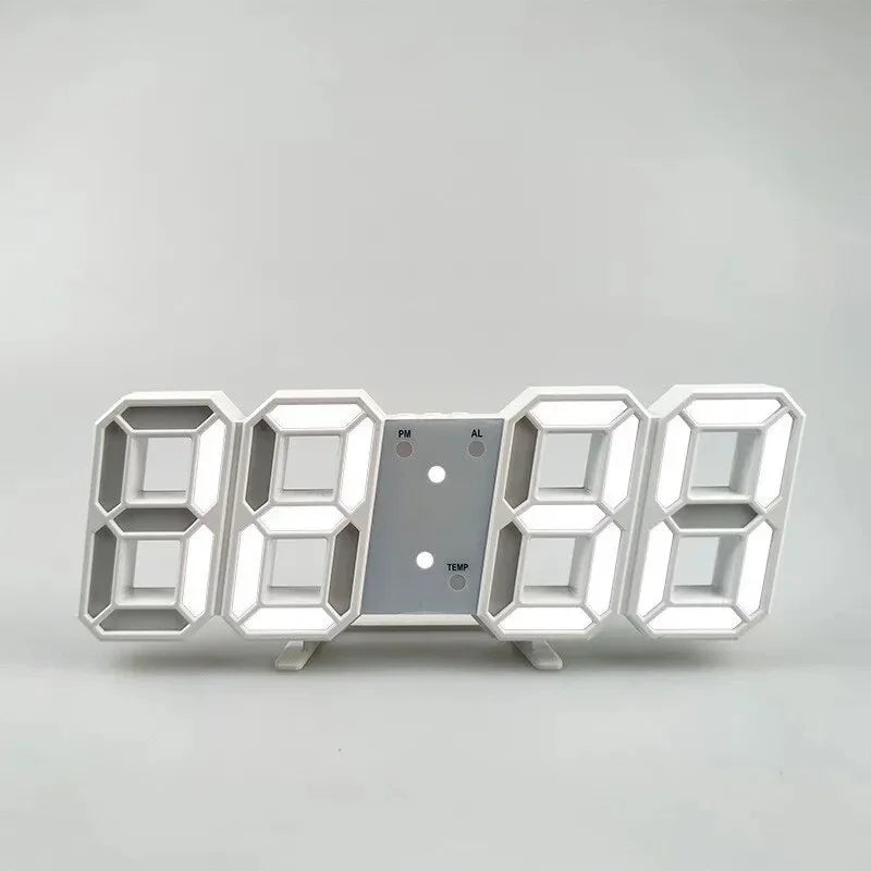 LED Digital Wall Clock | Modern Electronic Desk & Table Clock for Home