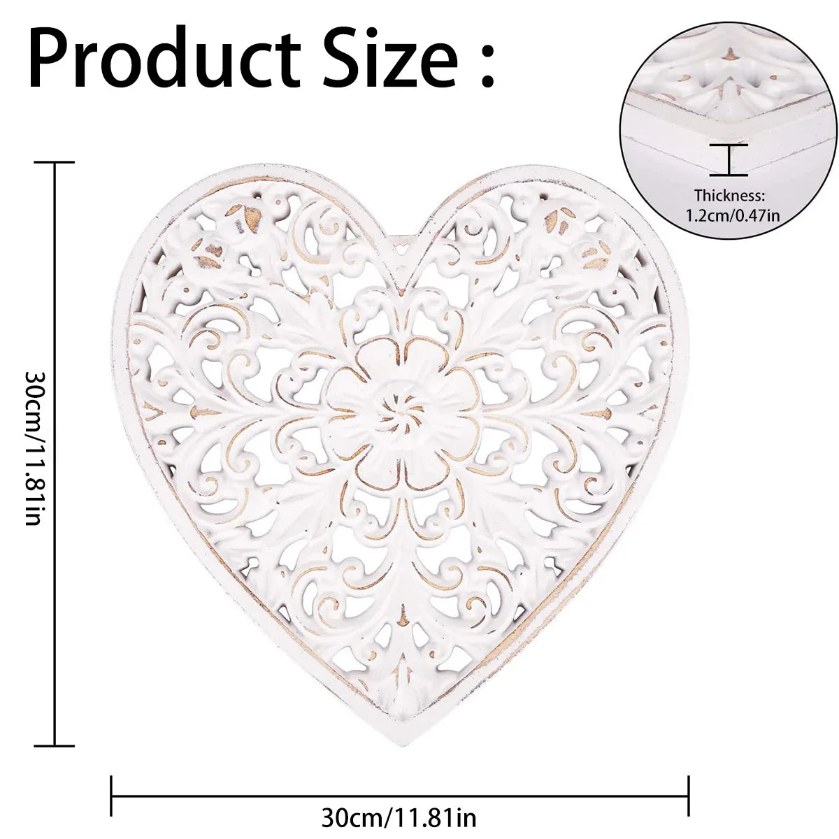 Hollow Carved Wooden Wall Panel | Floral Hanging Décor for Living Room & Bedroom
