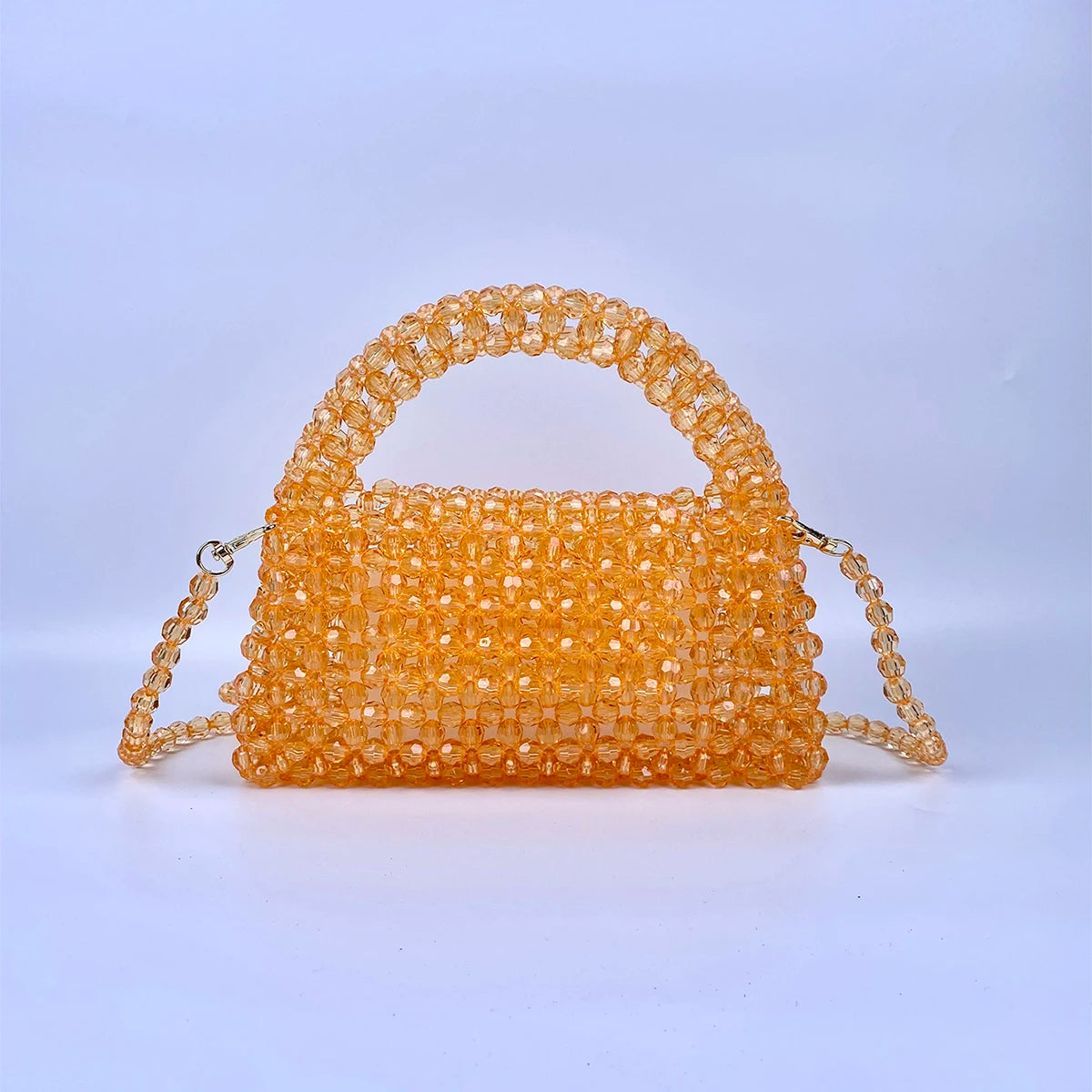 Elegant Beaded Handbag | Luxury Acrylic Crossbody Bag