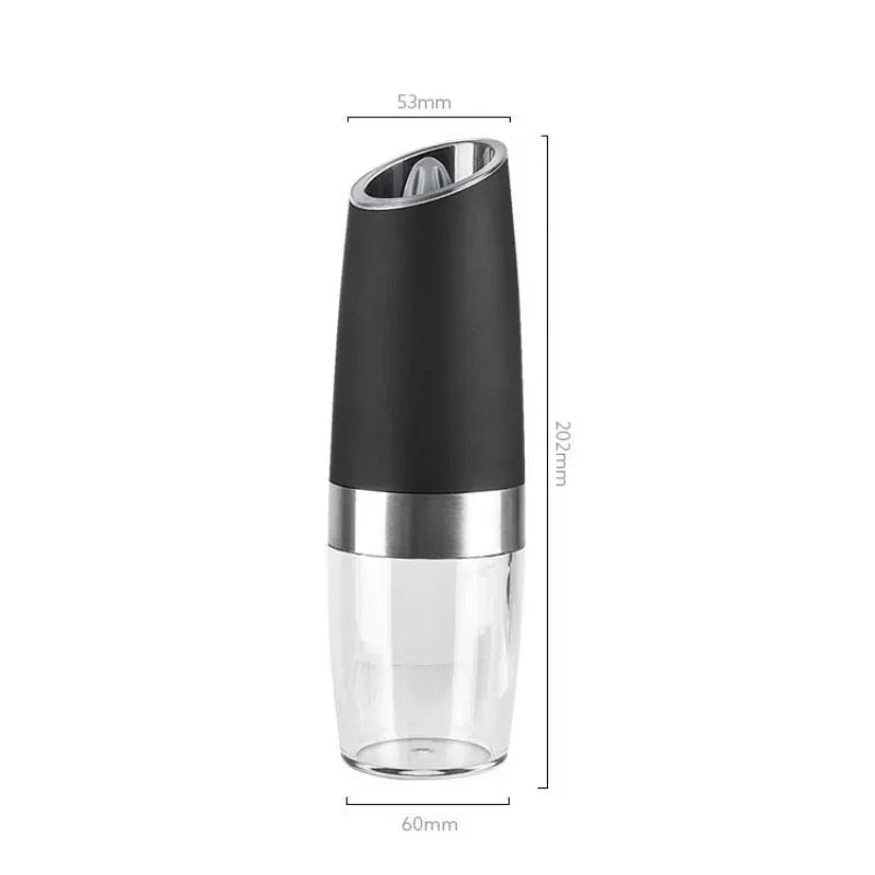 Electric Pepper & Spice Grinder – Gravity Activated with LED Light