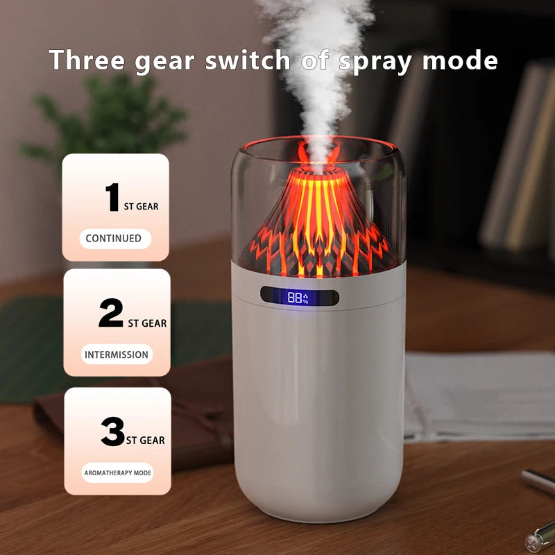 360ml Car Aroma Humidifier USB Ultrasonic Essential Oil Diffuser with Colorful Light  Home Car Air Fresher Fragrance Diffuser