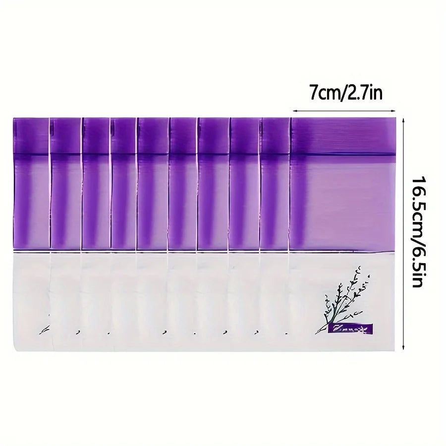 20pcs/ Lace Linen Sachet, Empty Bag Purple Strap Mesh Sachet Sachet Bag Suitable for Living Room Room, Study, Aromatherapy Bags