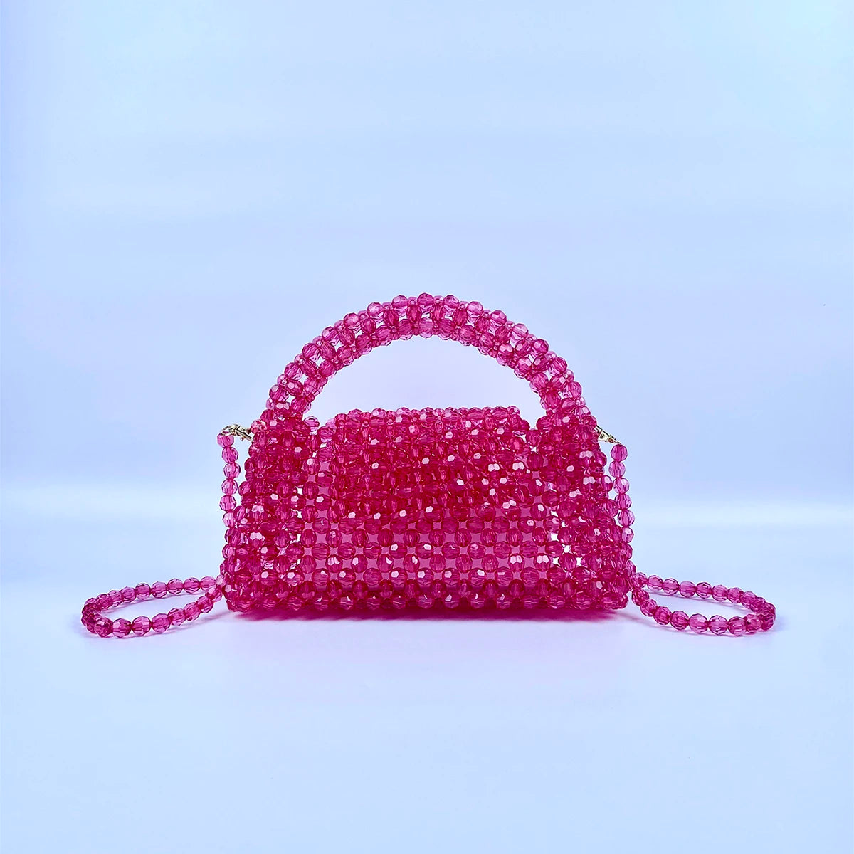 Elegant Beaded Handbag | Luxury Acrylic Crossbody Bag