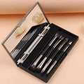 Mini Travel Makeup Brush Set with Mirror