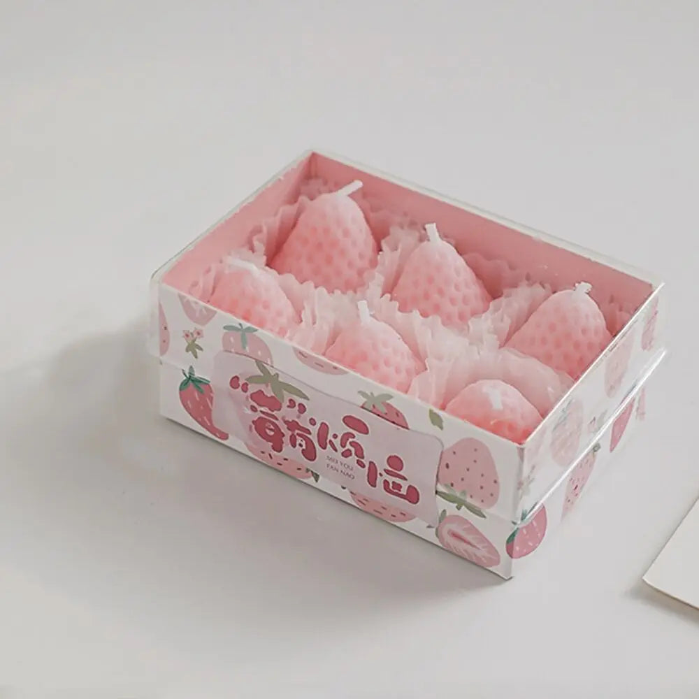 Strawberry Soy Wax Aromatherapy Candle