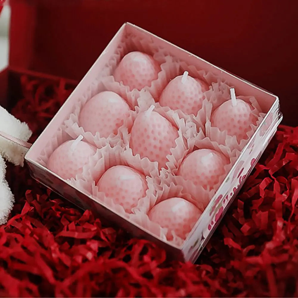 Strawberry Soy Wax Aromatherapy Candle