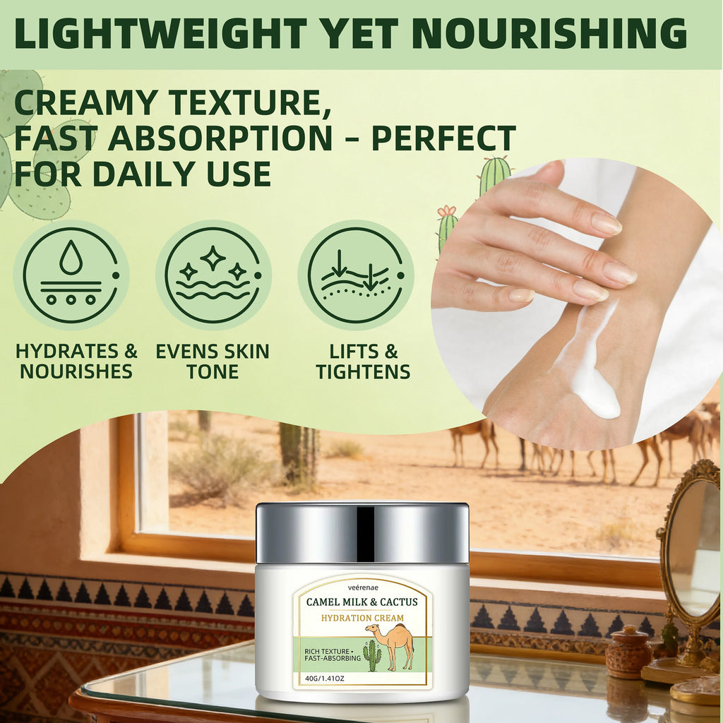 Camel Milk & Cactus Hydrating Face Cream – All Skin Types