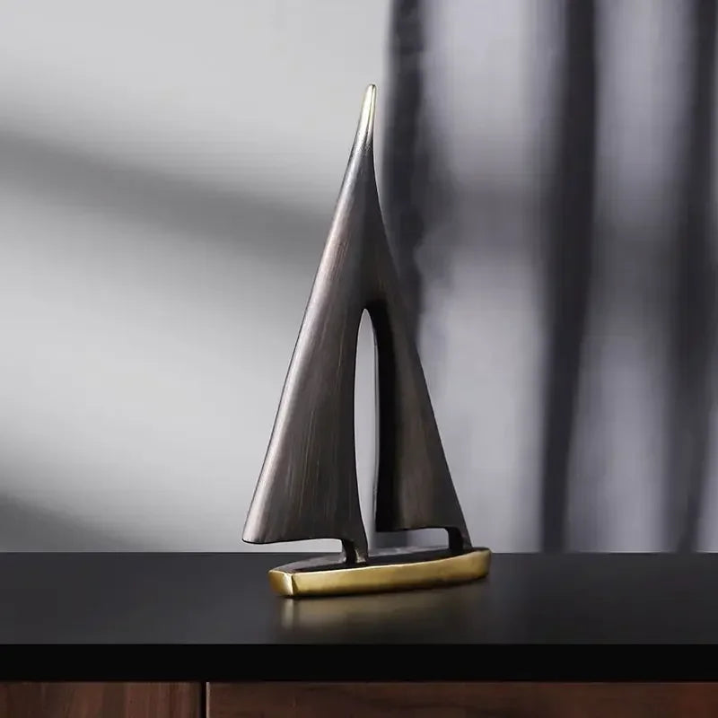 Smooth Sailing Sailboat Ornament | Resin Home Decor for Living Room & Bedroom