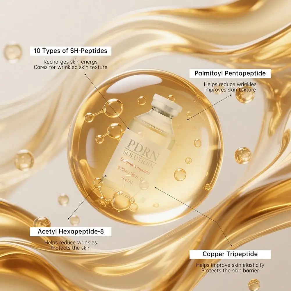 Salmon DNA Serum – Anti‑Riduri, Reparare & Întărire Ten | 30ml / 50ml